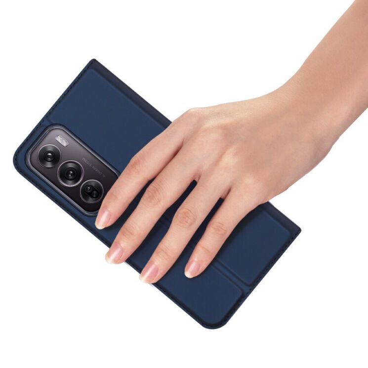 Чехол-книжка DUX DUCIS Skin Pro для OPPO Reno 12 Pro - Blue: фото 8 из 15