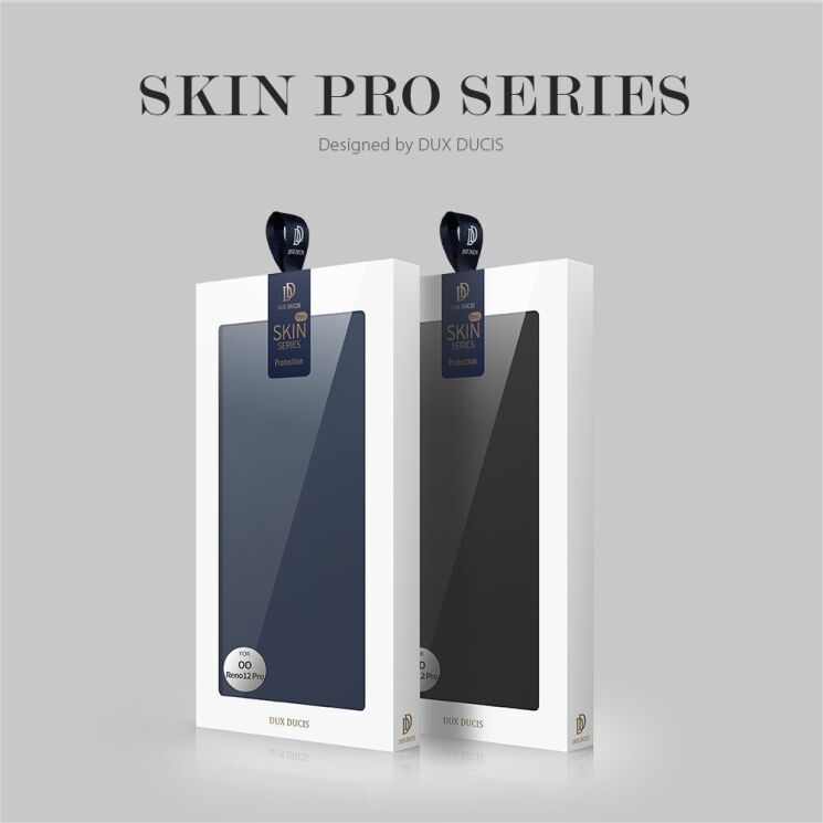 Чехол-книжка DUX DUCIS Skin Pro для OPPO Reno 12 Pro - Blue: фото 15 из 15