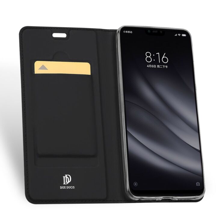 Чехол-книжка DUX DUCIS Skin Pro для Xiaomi Mi 8 Lite - Black: фото 3 из 5