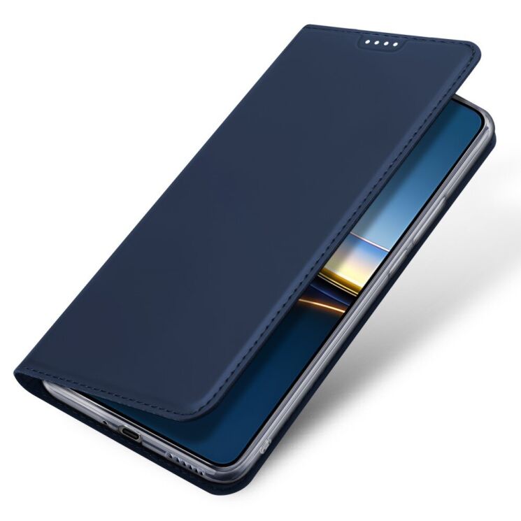 Чохол-книжка DUX DUCIS Skin Pro для Xiaomi Poco F7 Pro - Blue: фото 2 з 10