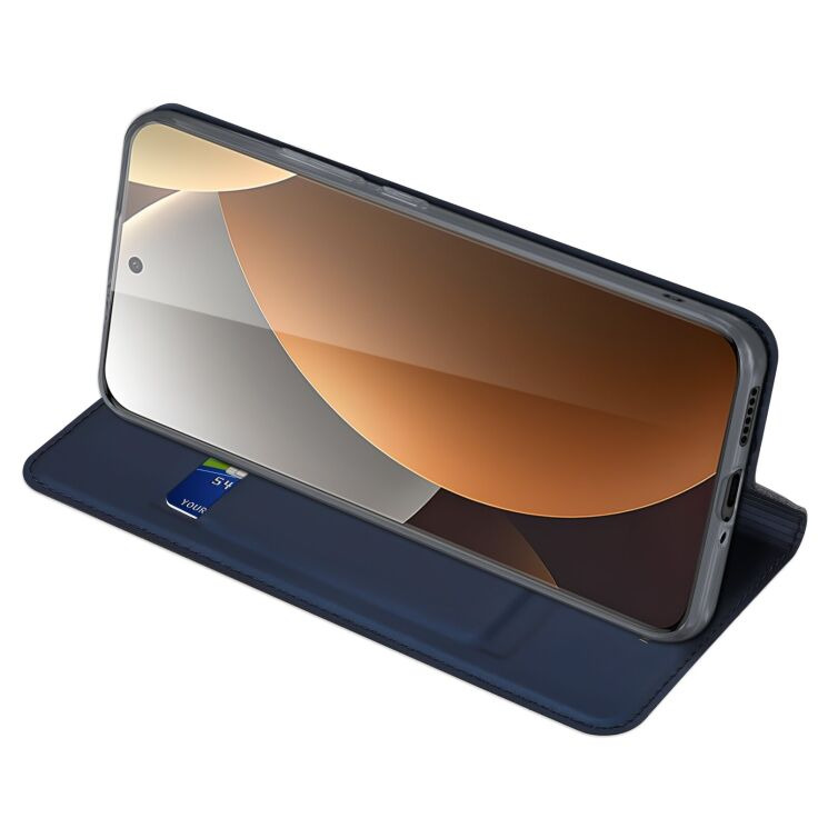 Чехол-книжка DUX DUCIS Skin Pro для Xiaomi Redmi Note 15 Pro Plus / Poco M8 Pro - Blue: фото 3 из 10