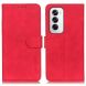 Чехол-книжка KHAZNEH Retro Wallet для OPPO Reno 12 - Red (356820R). Фото 1 из 8