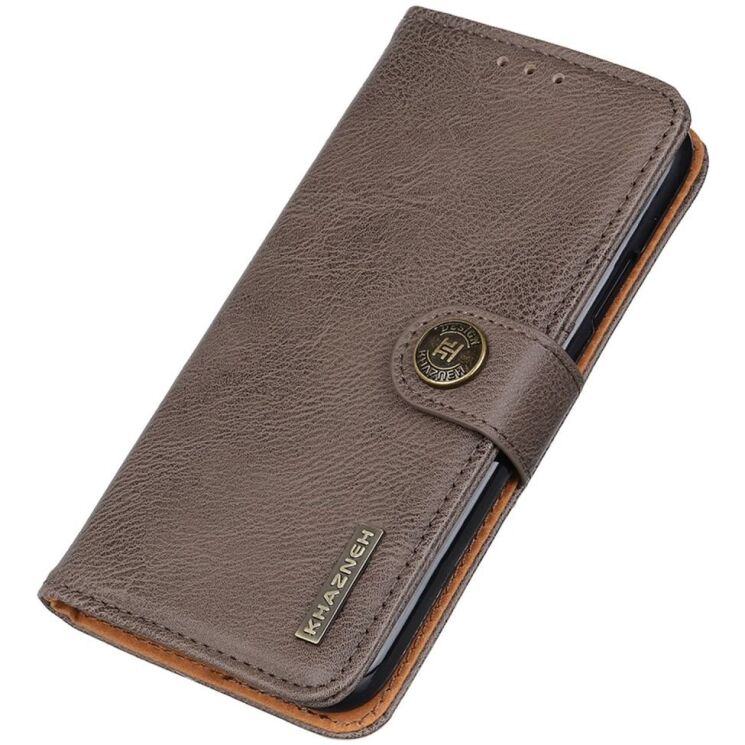 Чехол-книжка KHAZNEH Wallet Cover для Apple iPhone 16e - Khaki: фото 4 из 9