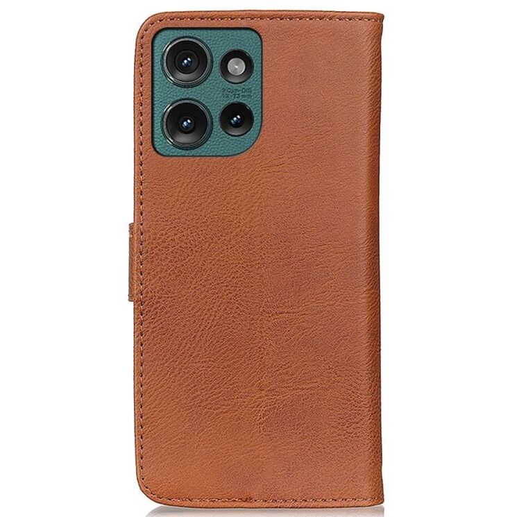 Чохол-книжка KHAZNEH Wallet Cover для Motorola Edge 50 Neo - Brown: фото 6 з 8
