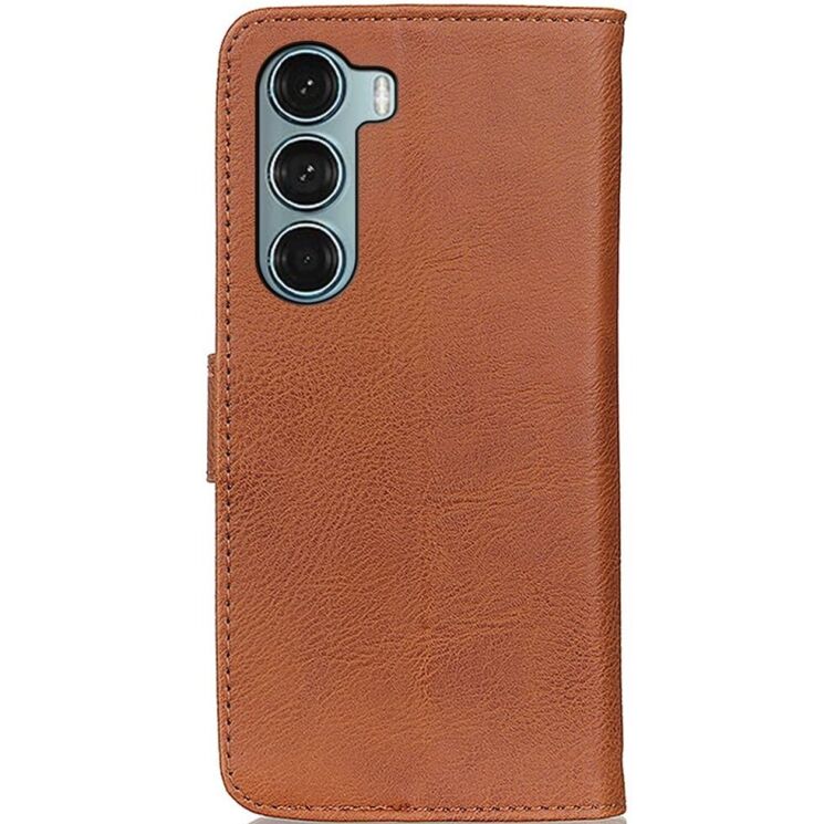 Чехол-книжка с застежкой KHAZNEH Wallet Cover для Motorola Moto G200 - Brown: фото 3 из 8