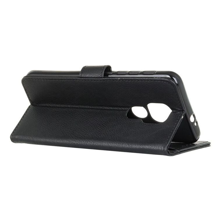Чохол-книжка KHAZNEH Wallet Cover для Motorola Moto G9 Play - Black: фото 2 з 11