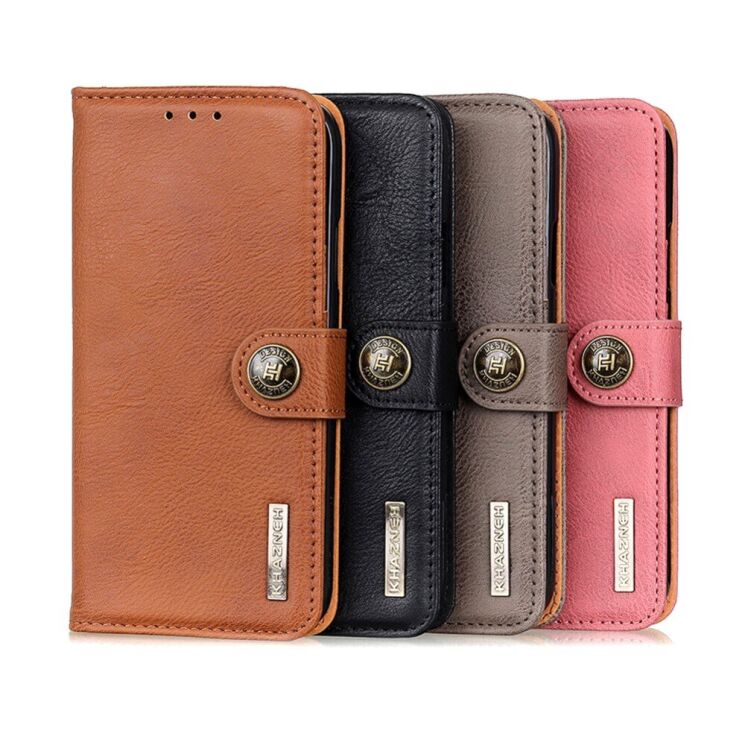 Чохол-книжка KHAZNEH Wallet Cover для Motorola Moto G9 Play - Black: фото 11 з 11