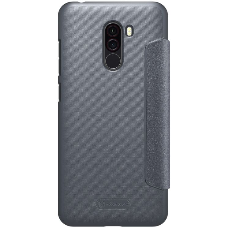 Чохол-книжка NILLKIN Sparkle Series для Xiaomi Pocophone F1 - Black: фото 2 з 12