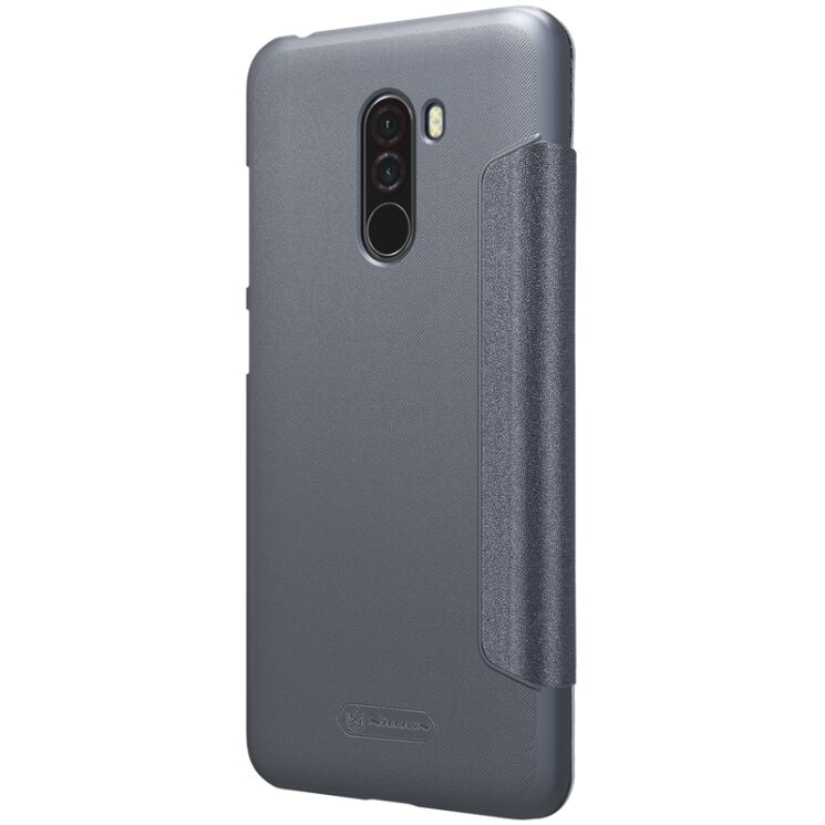 Чохол-книжка NILLKIN Sparkle Series для Xiaomi Pocophone F1 - Black: фото 3 з 12