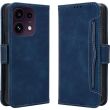 Чехол-книжка с карманами Deexe Wallet Stand для OPPO Reno 16 F/FS - Blue (413401L)