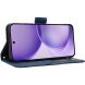 Чехол-книжка с карманами Deexe Wallet Stand для OPPO Reno 16 F/FS - Blue (413401L). Фото 5 из 15