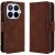 Чехол-книжка с карманами Deexe Wallet Stand для Xiaomi 17T - Brown: фото 1 из 15