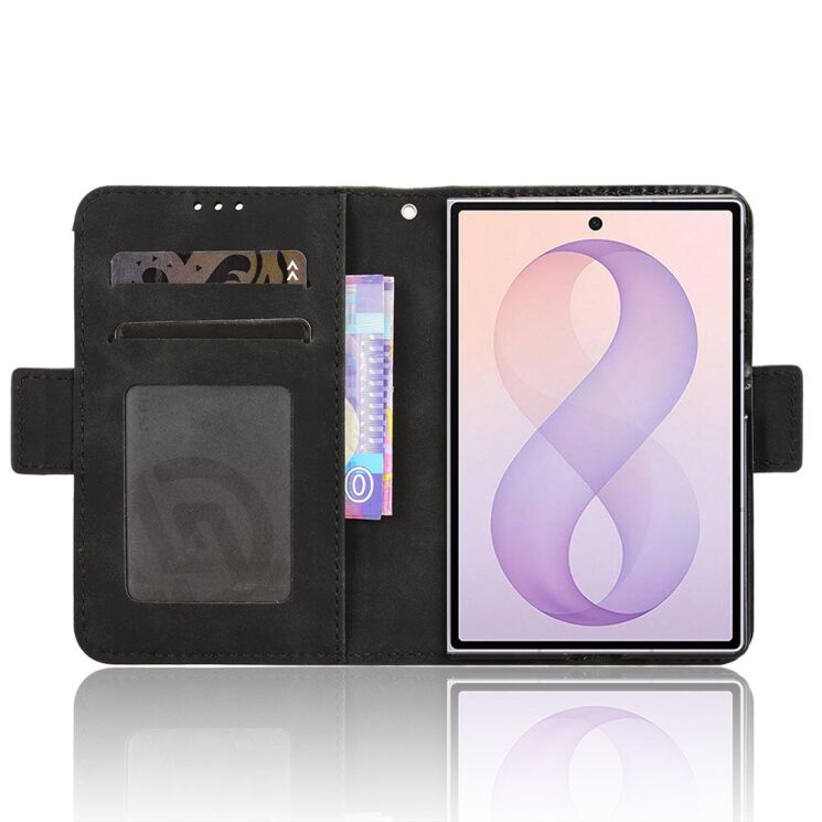 Чехол-книжка с карманами Deexe Wallet Stand (Pencil Slot) для Samsung Galaxy Fold 8 - Black (424584B) Чехол-книжка с карманами Deexe Wallet Stand (Pencil Slot) для Samsung Galaxy Fold 8 - Black: фото 2 из 6