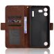 Чохол-книжка з кишеньками Deexe Wallet Stand для Nothing Phone (4b) - Brown (218406Z). Фото 4 з 15