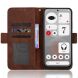 Чохол-книжка з кишеньками Deexe Wallet Stand для Nothing Phone (4b) - Brown (218406Z). Фото 5 з 15