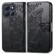 Чехол-книжка с рисунком UniCase Butterfly Pattern для Motorola Moto G86 Power - Black (385134B). Фото 1 из 8
