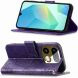 Чехол-книжка с рисунком UniCase Butterfly Pattern для Realme 16 Pro Plus - Dark Purple (428527DV). Фото 4 из 9
