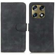Чехол-книжка с застежкой KHAZNEH Retro Wallet для Motorola Signature - Black: фото 1 из 7