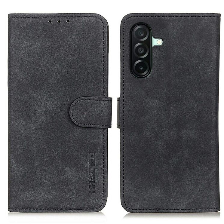 Чехол-книжка с застежкой KHAZNEH Retro Wallet для Samsung Galaxy A27 (A276) - Black (408609B) Чехол-книжка с застежкой KHAZNEH Retro Wallet для Samsung Galaxy A27 (A276) - Black: фото 1 из 8