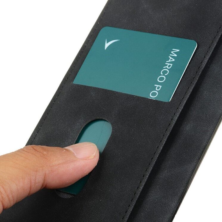 Чехол-книжка с застежкой KHAZNEH Retro Wallet для Samsung Galaxy A27 (A276) - Black (408609B) Чехол-книжка с застежкой KHAZNEH Retro Wallet для Samsung Galaxy A27 (A276) - Black: фото 6 из 8