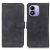 Чехол-книжка с застежкой KHAZNEH Retro Wallet для Xiaomi Redmi Note 17 - Black: фото 1 из 8