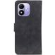 Чехол-книжка с застежкой KHAZNEH Retro Wallet для Xiaomi Redmi Note 17 (4G/5G) - Black (430002B). Фото 4 из 8