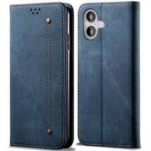 Чохол-книжка UniCase Jeans Wallet для Apple iPhone 17 - Blue: фото 1 з 6