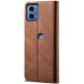 Чохол-книжка UniCase Jeans Wallet для Motorola Moto G24 / G04 / G04s / E14 - Coffee (347840C). Фото 6 з 6