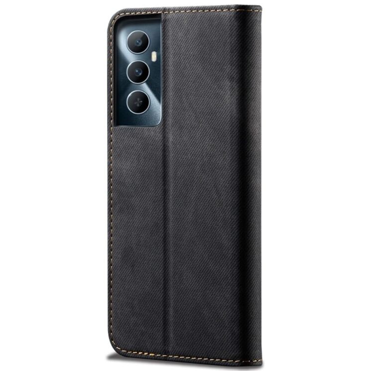 Чохол-книжка UniCase Jeans Wallet для Realme C65 - Black: фото 6 з 6