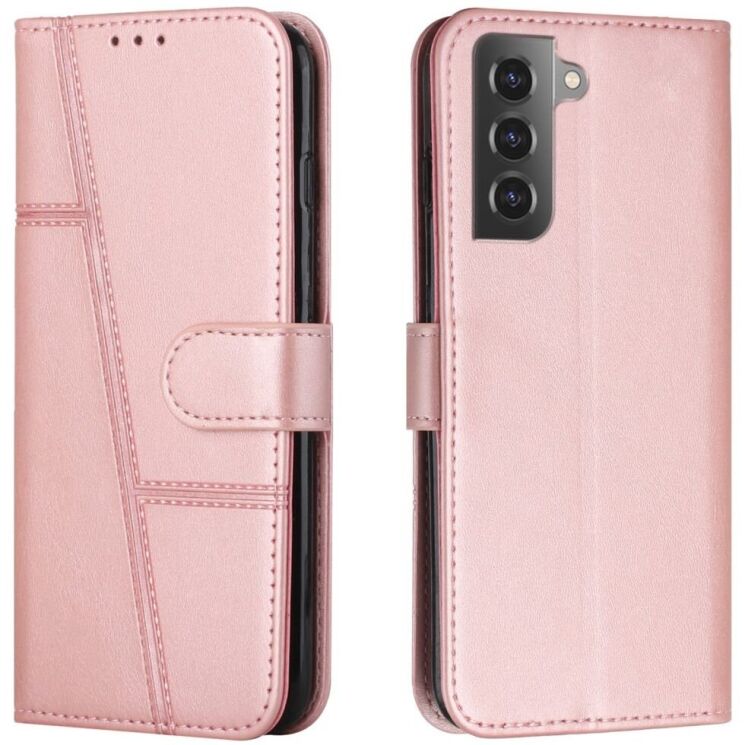 Чехол-книжка UniCase Jet Cover для Samsung Galaxy S22 (S901) - Rose Gold: фото 1 из 11