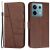 Чехол-книжка UniCase Jet Cover для Xiaomi Redmi Note 13 Pro 4G / Poco M6 Pro - Brown: фото 1 из 11