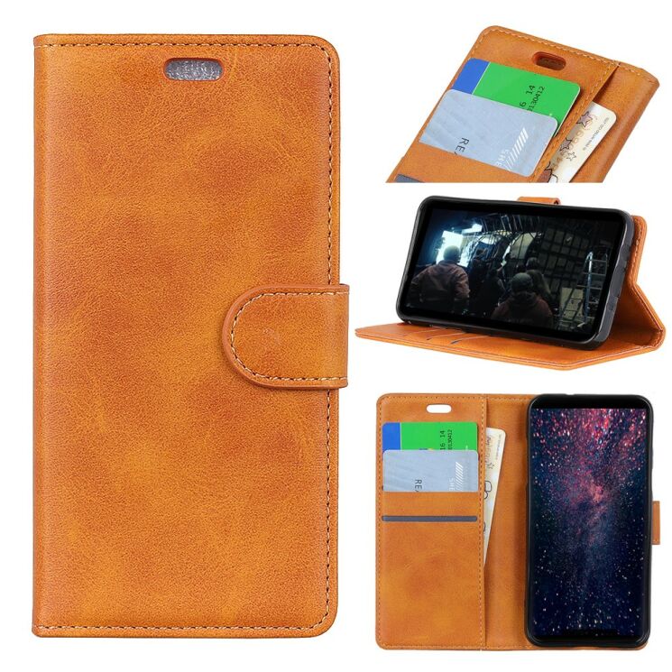 Чехол-книжка UniCase Vintage Wallet для Samsung Galaxy J2 Core (J260) - Brown: фото 1 из 10