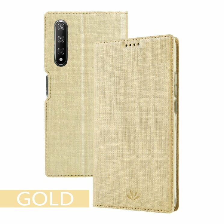 Чехол-книжка VILI DMX Style для Huawei P Smart Pro / Honor 9X (for China) - Gold: фото 6 из 9