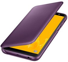 Чехол-книжка Wallet Cover для Samsung Galaxy J6 2018 (J600) EF-WJ600CEEGRU - Violet: фото 1 из 7