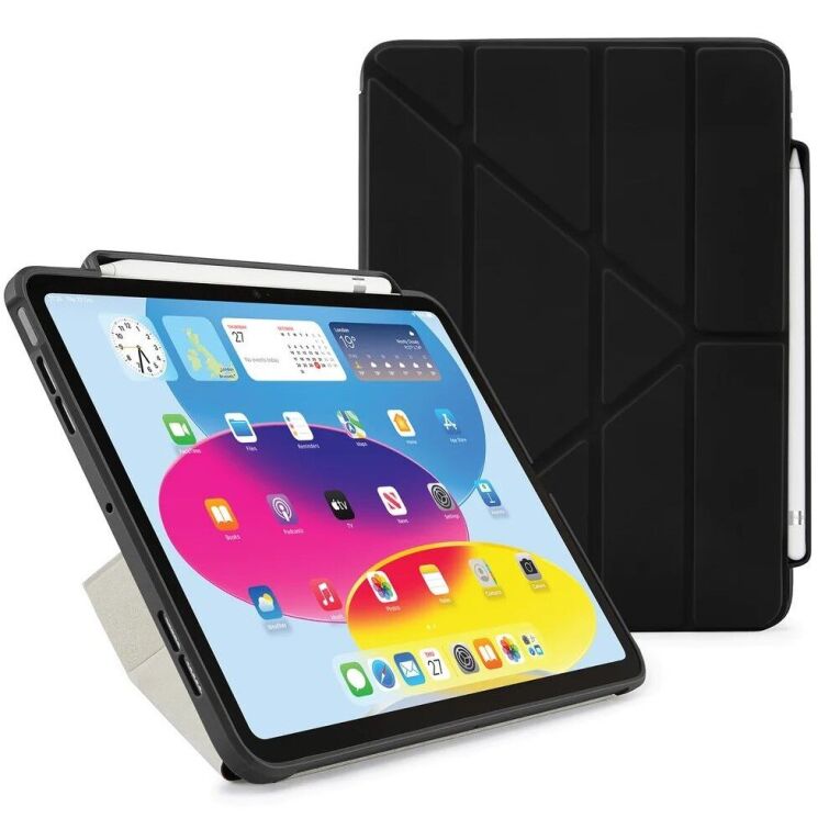 Чехол Pipetto Origami No3 Pencil Case для Apple iPad 10.9 (2022) / iPad 11 (2025) P053-49-V - Black (306486B) Чехол Pipetto Origami No3 Pencil Case для Apple iPad 10.9 (2022) / iPad 11 (2025) P053-49-V - Black: фото 1 из 9