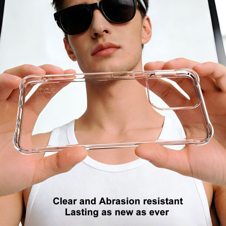 Чохол з посиленими кутами IMAK Airbag MAX Case для Realme Note 80 - Transparent (412405T) Чохол з посиленими кутами IMAK Airbag MAX Case для Realme Note 80 - Transparent: фото 4 з 9