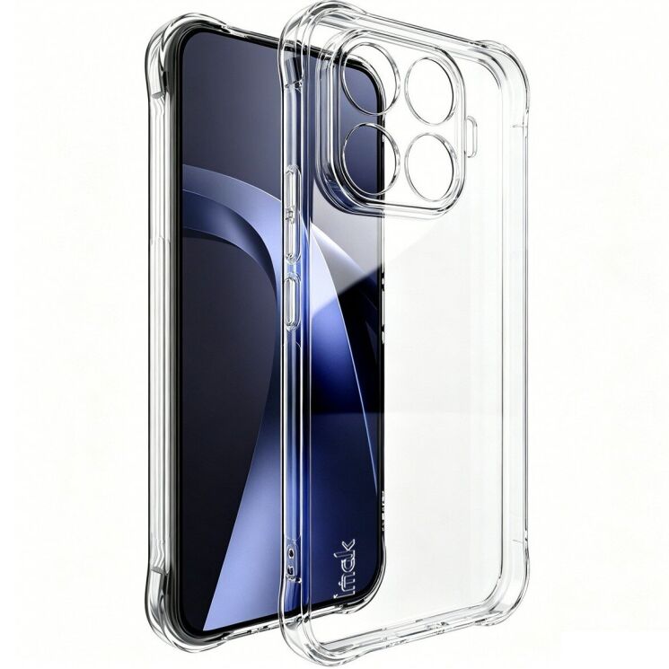 Чохол з посиленими кутами IMAK Airbag MAX Case для Xiaomi 17T Pro - Transparent (422333T) Чохол з посиленими кутами IMAK Airbag MAX Case для Xiaomi 17T Pro - Transparent: фото 1 з 9