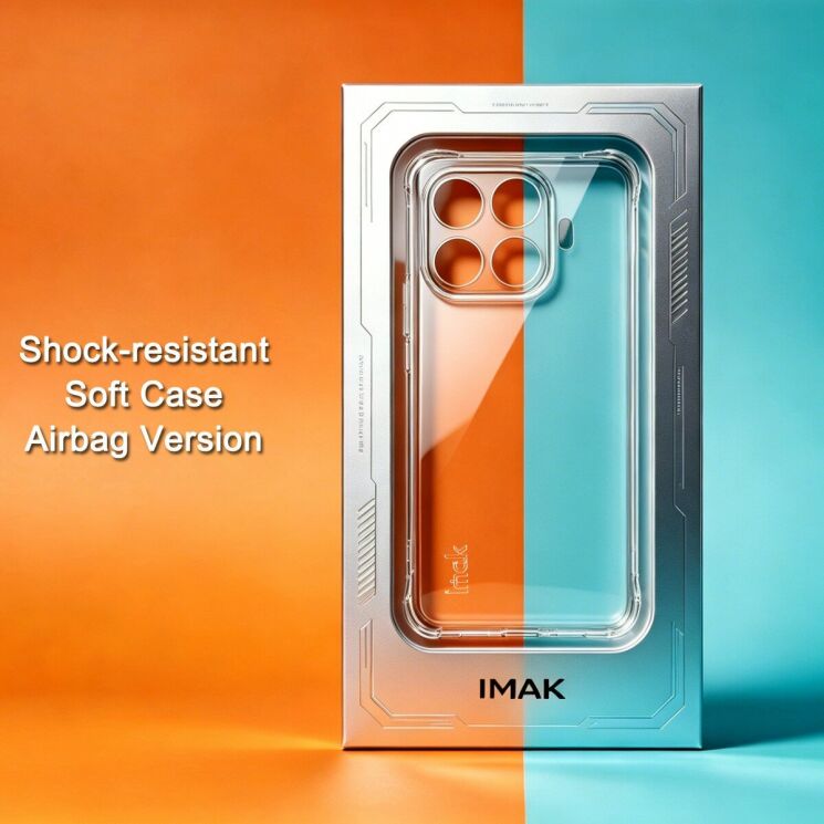 Чохол з посиленими кутами IMAK Airbag MAX Case для Xiaomi 17T Pro - Transparent (422333T) Чохол з посиленими кутами IMAK Airbag MAX Case для Xiaomi 17T Pro - Transparent: фото 2 з 9