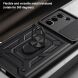 Чехол с защитой камеры Deexe Armor Shield для Infinix Hot 70 - Black (422002B). Фото 8 из 9