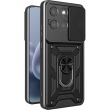 Чохол із захистом камери Deexe Armor Shield для Motorola Moto G77 - Black (406821B)