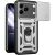 Чехол с защитой камеры Deexe Armor Shield для TECNO Spark 50 - Silver: фото 1 из 9