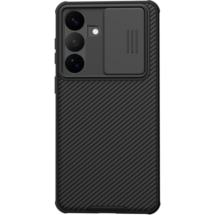 Чехол со шторкой для камеры NILLKIN CamShield Pro для Samsung Galaxy S26 FE - Black (412725B) Чехол со шторкой для камеры NILLKIN CamShield Pro для Samsung Galaxy S26 FE - Black: фото 1 из 15