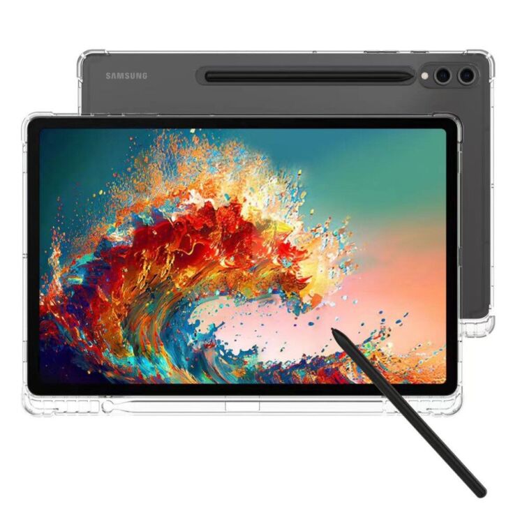 Чехол UniCase Airbag Max для Samsung Galaxy Tab S10 Ultra - Transparent: фото 4 из 6