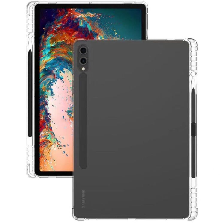 Чехол UniCase Airbag Max для Samsung Galaxy Tab S10 Ultra - Transparent: фото 2 из 6
