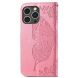 Чехол UniCase Butterfly Pattern для Apple iPhone 15 Pro - Pink (329366P). Фото 5 из 5