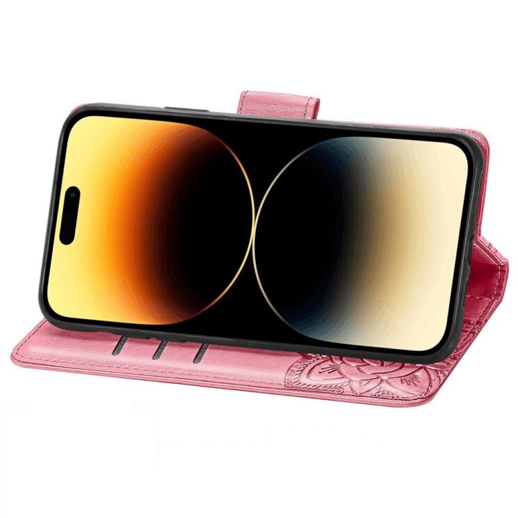 Чехол UniCase Butterfly Pattern для Apple iPhone 15 Pro - Pink: фото 3 из 5