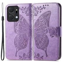 Чехол UniCase Butterfly Pattern для Honor X7a - Light Purple: фото 1 из 9