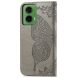 Чехол UniCase Butterfly Pattern для Motorola Moto G35 - Grey (367911H). Фото 6 из 7
