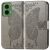 Чехол UniCase Butterfly Pattern для Motorola Moto G35 - Grey: фото 1 из 7