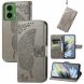 Чехол UniCase Butterfly Pattern для Motorola Moto G35 - Grey (367911H). Фото 4 из 7